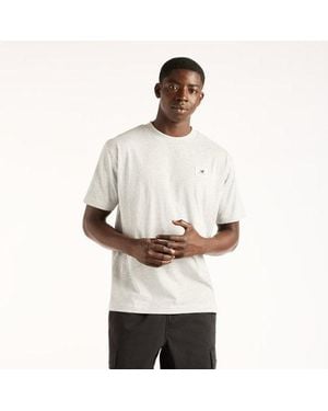 New Balance Woven Label T-Shirt - Natural