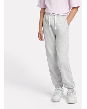 New Balance Girls Ft Small Logo Jogger - Grey
