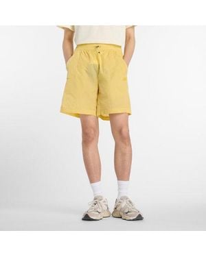 New Balance Nb Short 8" - Yellow