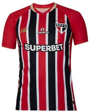 New Balance Spfc Away Short Sleeve Jersey - Red