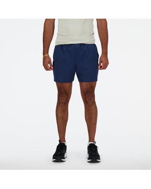 New Balance Sport Essentials Short 5" In Polywoven - Blue