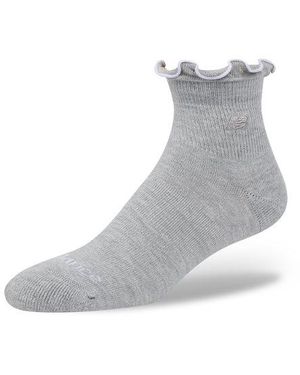 New Balance Active Premium Ruffle Socks 1 Pair - Grey