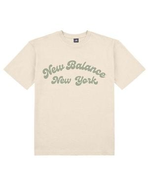 New Balance New York Heritage T-Shirt - Natural