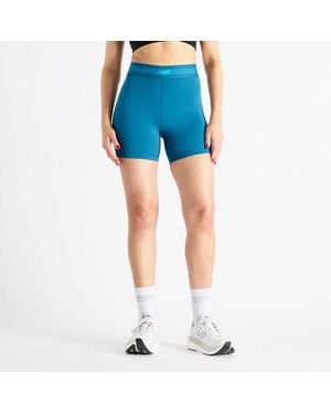 New Balance Ac Fitted Short 5" - Blue