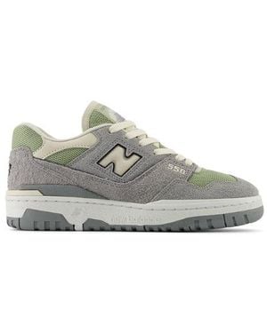 New Balance Donna 550, Pelle Scamosciata/Rete, Taglia - Grigio