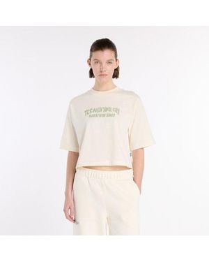 New Balance Nyc Marathon Relaxed T-Shirt - Natural