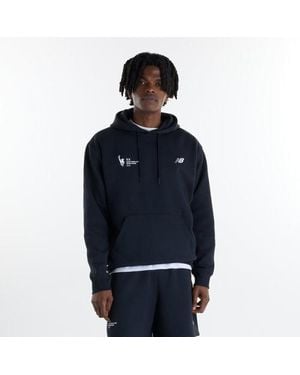 New Balance Nyc Marathon Reimagined Fleece Hoodie - Blue