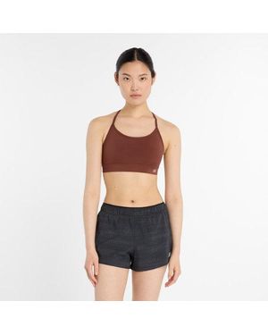 New Balance Mujer Nb Essential Yoga Bra En, Poly Knit, Talla - Negro