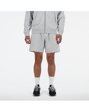New Balance Sport Essentials Fleece Short 7" - Gray