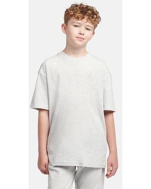 New Balance Boys Jersey Small Logo T-Shirt - White