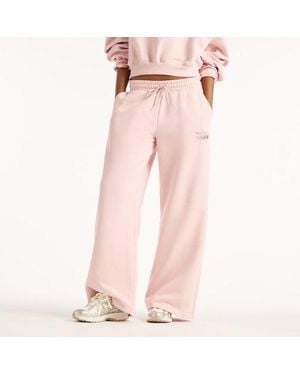 New Balance Trackside Fleece Pant - Pink