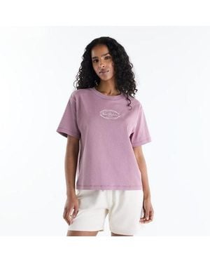 New Balance Family Relaxed Hip Length T-Shirt - Purple