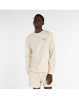 New Balance Athletics Premium Logo Long Sleeve - Natural
