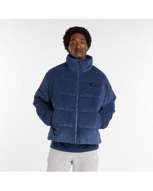 New Balance Athletics Corduroy Puffer - Blue