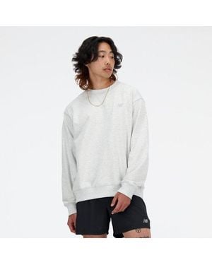 New Balance Athletics French Terry Crew Shirt - White