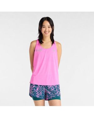 New Balance London Edition Rc Essential Tank - Pink