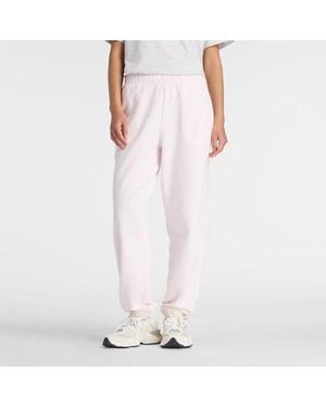 New Balance Sport Essentials French Terry Jogger - White