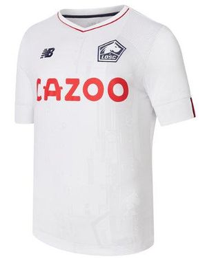 New Balance Herren Lille Losc Away Short Sleeve Jersey - Weiß