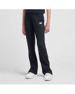 New Balance Girls Small Logo Flare Legging - Black