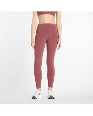 New Balance Rc Pocket Legging 25" - Red