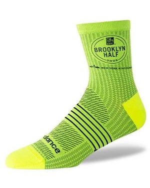 New Balance Rbc Brooklyn Half Quart Sock - Green