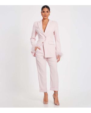 Quiz Tailored Trousers New Look - Pink