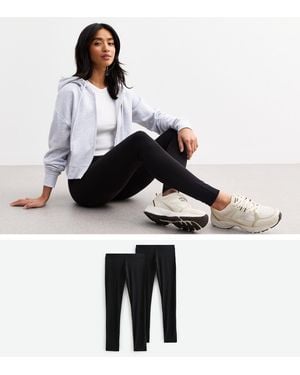 New Look Petite Pack Of 2 Leggings - Metallic