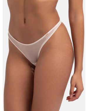 DORINA Light Shimmer Effect Thong New Look - Brown
