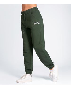 Pineapple Dark Cuffed Oversized Joggers New Look - Green