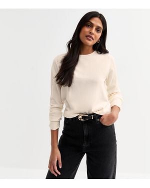 New Look Long Sleeve Crew Neck Jumper - Black