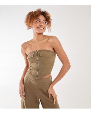 Cyndi Strapless Blouse