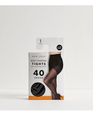 New Look Premium 40 Denier Body Shaping Tights - Black