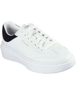 Skechers Cordova Classic Faux Leather Trainers New Look - White