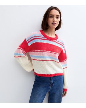Sunshine Soul Multicoloured Striped Jumper New Look