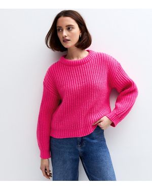 Sunshine Soul Bright Chunky Jumper New Look - Red