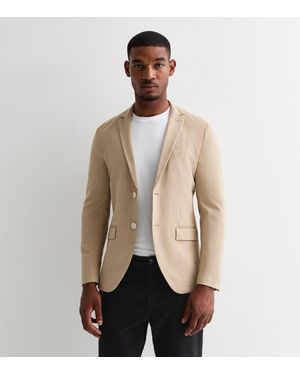 Jack & Jones Slim Stretch Blazer New Look - Natural