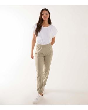 Blue Vanilla Cuffed Trousers Vanilla New Look - Natural