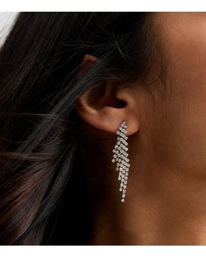 New Look Tone Diamante Tassel Earrings in Brown Lyst UK