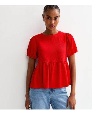 New Look Tall Tie Back Flared Hem Top