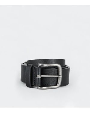 New Look Leather-Look Belt - Black