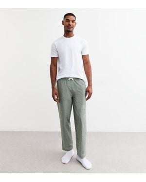 New Look Regular T-Shirt And Trousers Pyjamas Set - White