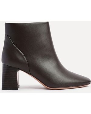 Linzi Cove Comfort Block Heeled Ankle Boot - White