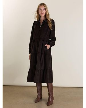 Baukjen Jenna Cord Midi Dress - Black