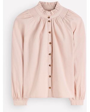 Boden Erica Frill Cord Top - Pink