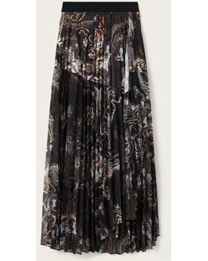 AllSaints Allsaints Micaela Pleat Skirt - Black