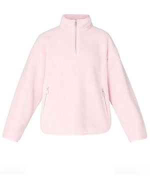 Sweaty Betty Plush Half Zip Fleece - Pink