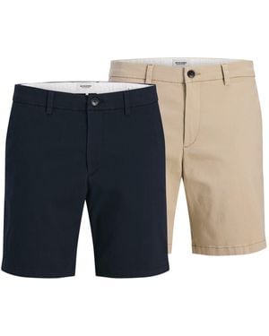Jack & Jones 2 Pack Regular Fit Marco Chinos - Blue