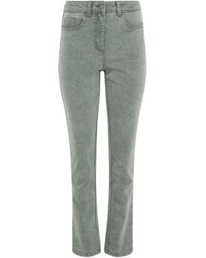 M Com Wash Straight Leg Jeans - Green