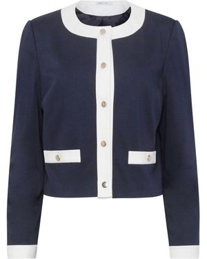 M Com Colorblock Jacket - Blue
