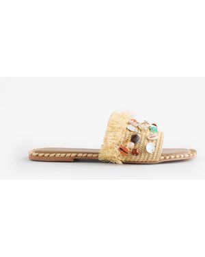 Never Fully Dressed Mule Sandals - Natur